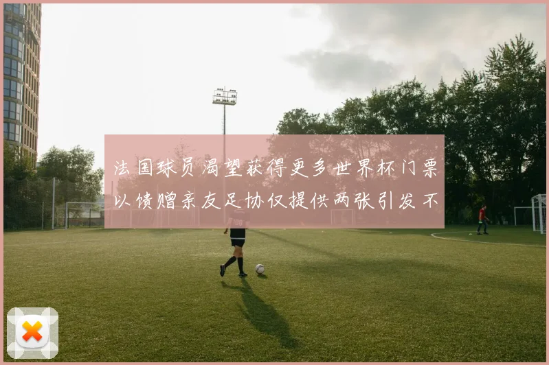 法国球员渴望获得更多世界杯门票以馈赠亲友足协仅提供两张引发不满